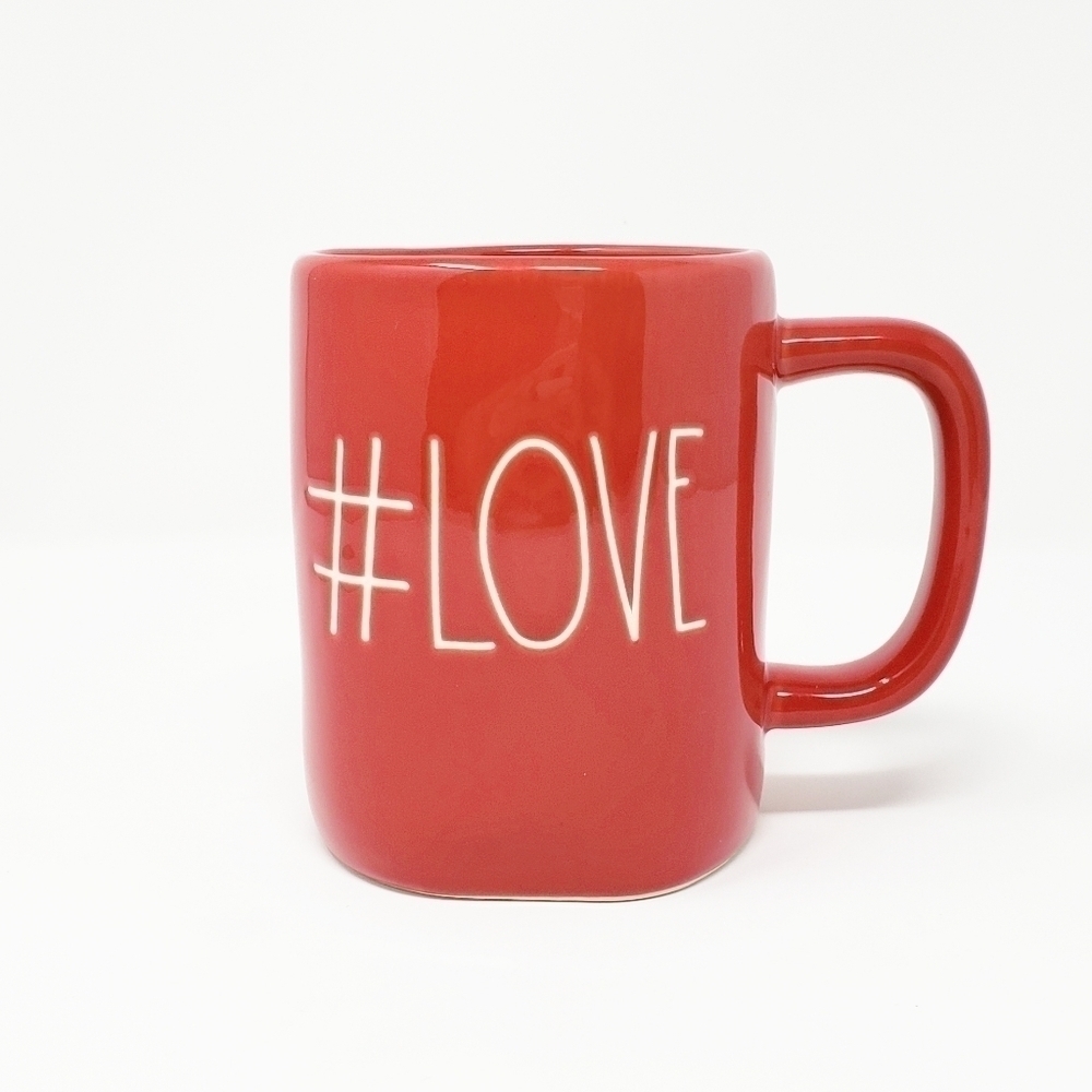 RAE DUNN #LOVE mug hashtag love pride